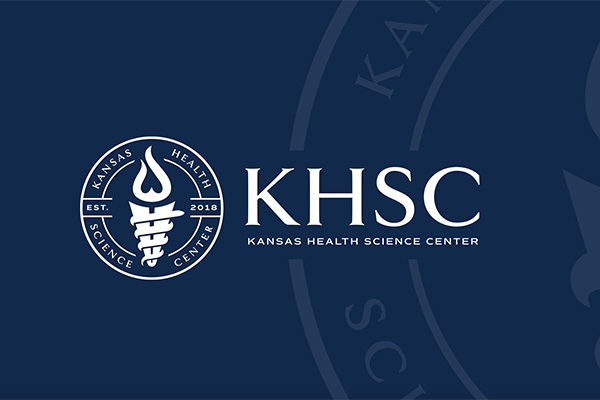 KHSC torch logo with kansas health science center text